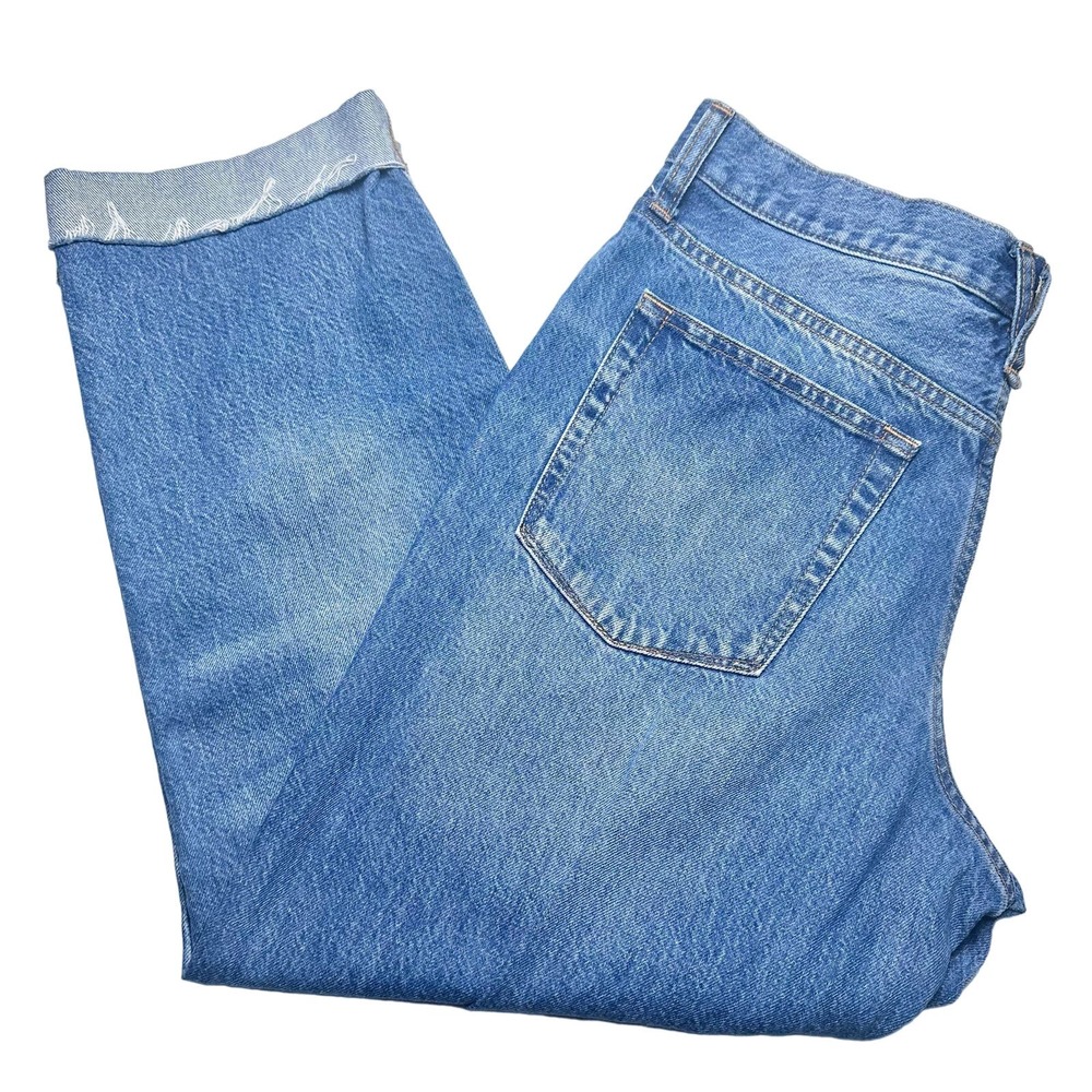 J. Crew | Women | Slouchy Raw Cuffed Hem Boyfriend Jeans | Size 28 - Picture 13 of 16